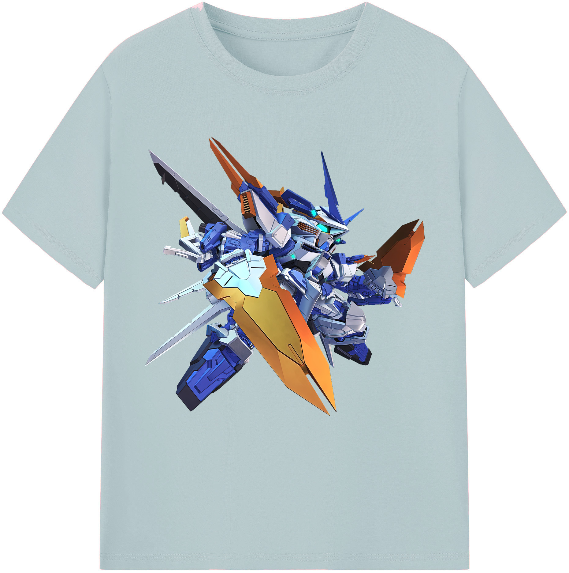（画像用） 機動戦士ガンダム Mobile Suit Gundam 綿100％半袖Tシャツ（フロントプリント）
